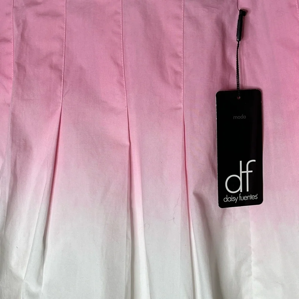 NWT Daisy Fuentes Moda Pleaded Skirt - Picture 2 of 5